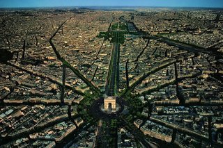 Haussmann’ın planladığı ve günümüze kadar gelen Paris kenti.