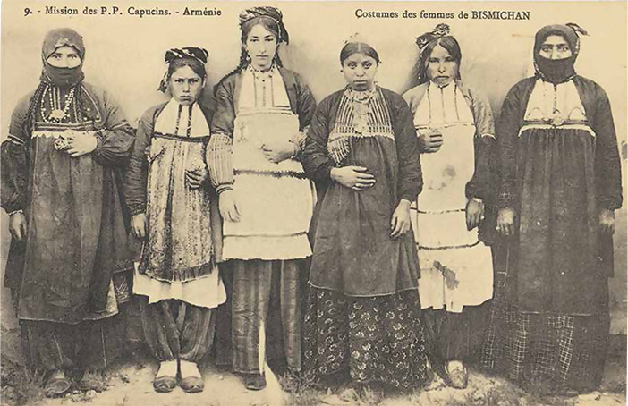 Harput’un Bismişan (bugün Elazığ’a bağlı Sarıçubuk) köyünden Ermeni kadınlar